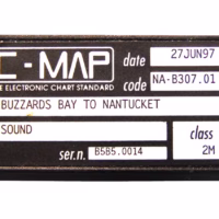C-Map C-Card "Buzzards Bay to Nantucket Sound" NA-B307.01 - 27 Jun 1997 - Tested - Free US Shipping