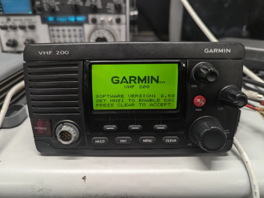 Garmin VHF200 Marine VHF DSC Transceiver - Tested - *Transceiver Only* - Image 4