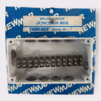 Newmar BX-2 Thru-Dex Splash Proof Junction Box - 8 Cable Entries/12 Terminals