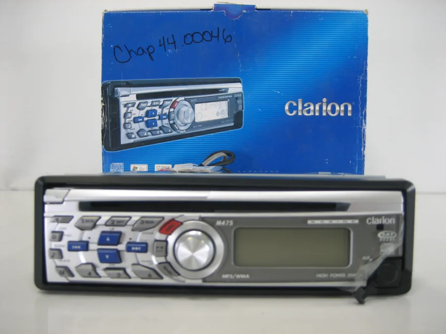 Clarion M475 Marine Receiver CDs CD-Rs CD-RWs MP3 WMA New-Old-Stock 90-Day Warranty - Image 2