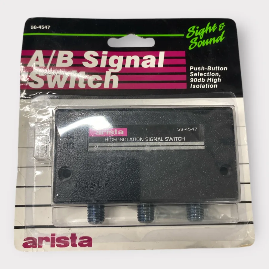 Arista 56-4547 A/B Signal Switch Sight and Sound High Isolation NEW