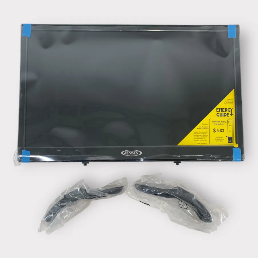 Jensen JTV1917DVDC 19" 12VDC LED TV With Built-In DVD Player **New-Open Box**