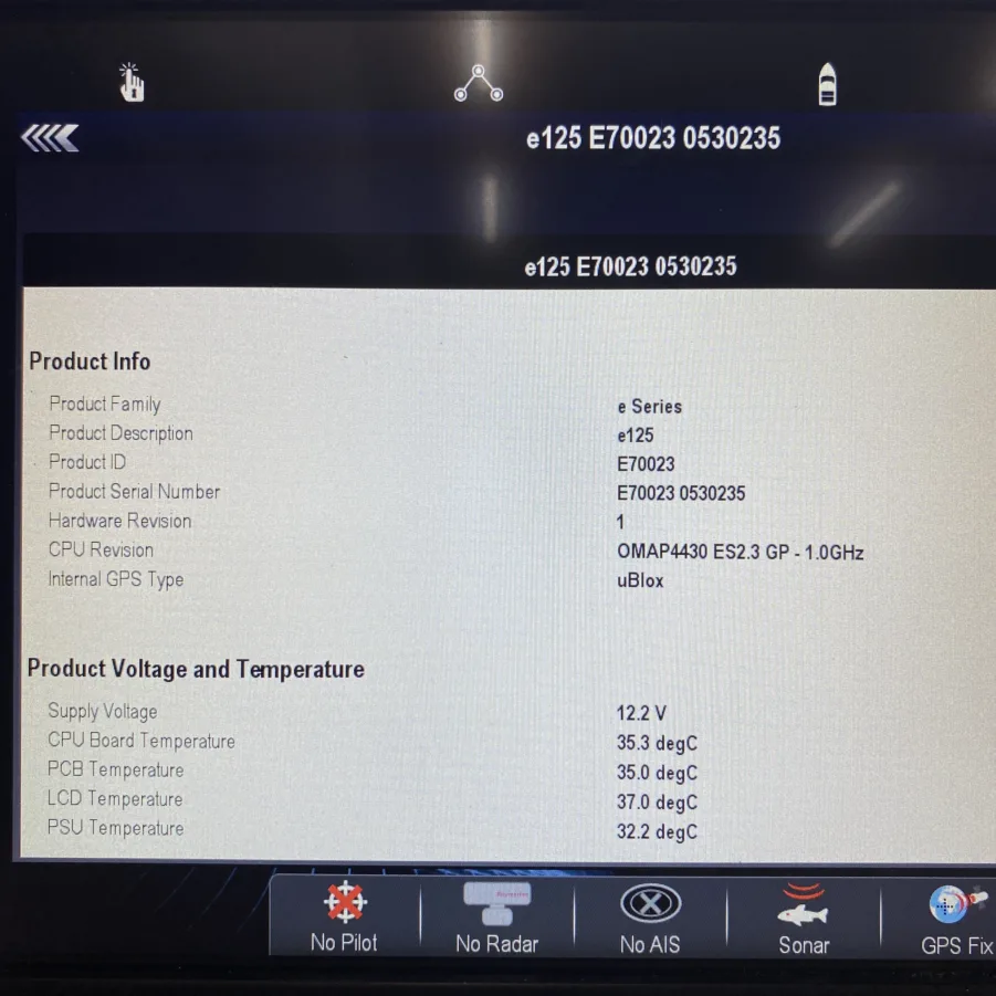 Raymarine e125 12.1" HybridTouch MFD w/ Sun Cover *Internal GPS* - E70023 - 90 Day Warranty*! - Image 13