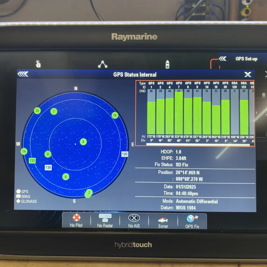 Raymarine e125 12.1" HybridTouch MFD w/ Sun Cover - E70023 - 90 Day Warranty! - Image 9