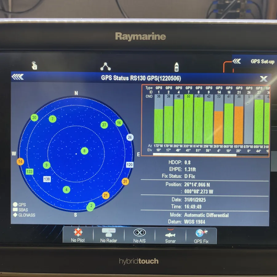 Raymarine e125 12.1" HybridTouch MFD w/ Sun Cover - E70023 - 90 Day Warranty! - Image 10