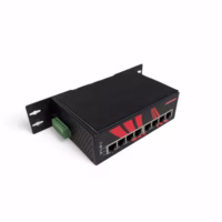 Antaira LNP-0800G-24-T-CC Unmanaged 8-Port Industrial Gigabit PoE+ Switch