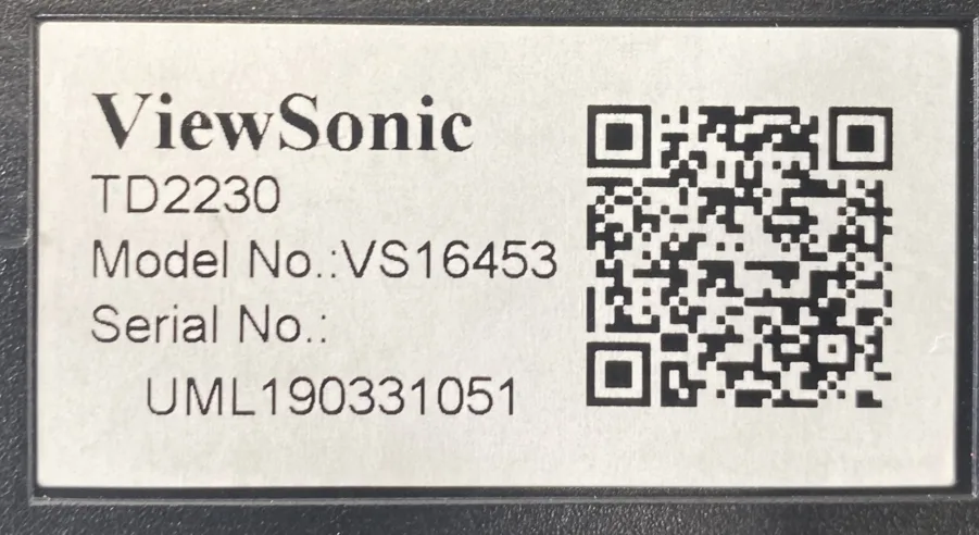 ViewSonic TD2230 22"1080p IPS 10-Point Multi Touch Monitor *Good* - Image 8