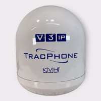 KVH 15" V3 IP Empty Dummy Dome W/ White Base - Great Condition