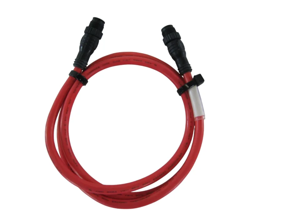 Fusion CAB000851 Boat Powered Drop Cable (Red) 8 Pin Male & 5 Pin Male 90-Day Warranty