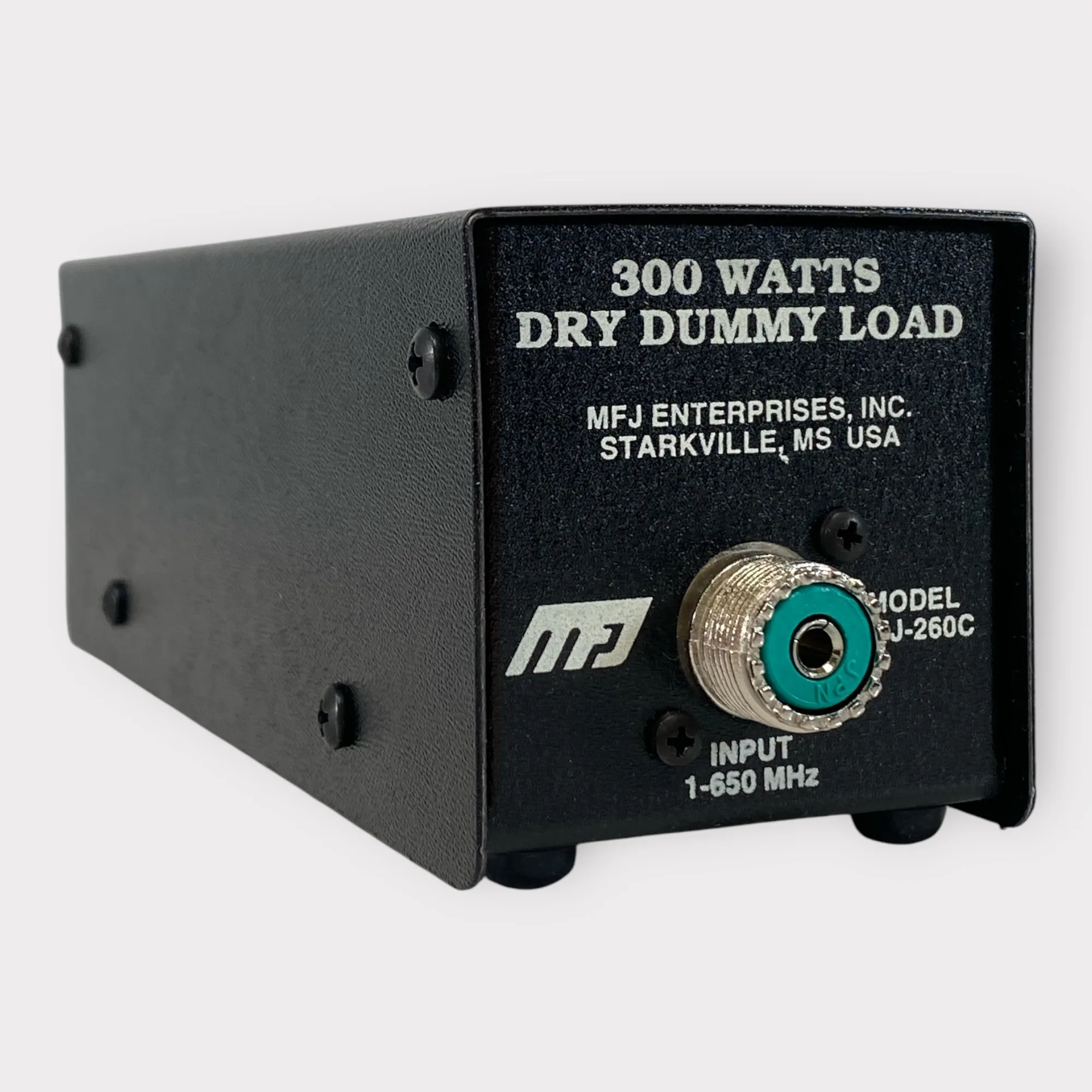 □動作確認済 MFJ-260C ダミーロード 300W 1～650MHz □動作確認済 MFJ-