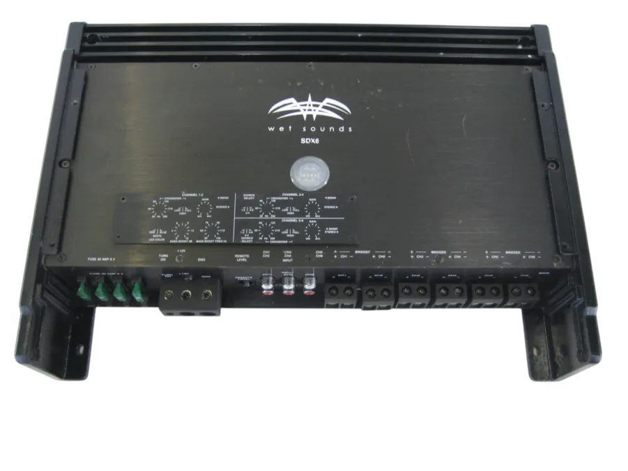 Wet Sounds SDX6 6-Channel Marine Amplifier- 185 Watts RMS X 6-Used- 90-Day Warranty - Image 2