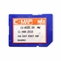 C-MAP NT MAX SD Card CU-M022.09 USA East Coast and Bahamas 11-MAR-2010