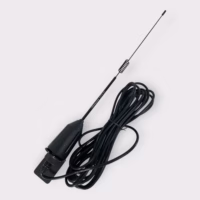 Shakespeare 4354 19" Center Load AM/FM Whip Antenna - Black **New**