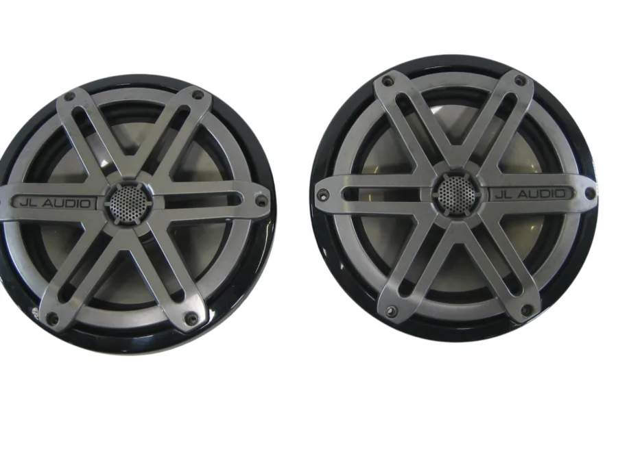 JL Audio M770-CCX-SG-TB 7.7'' Marine Speakers (Black w/ Titanium "Sport" grilles) 90-Day Warranty