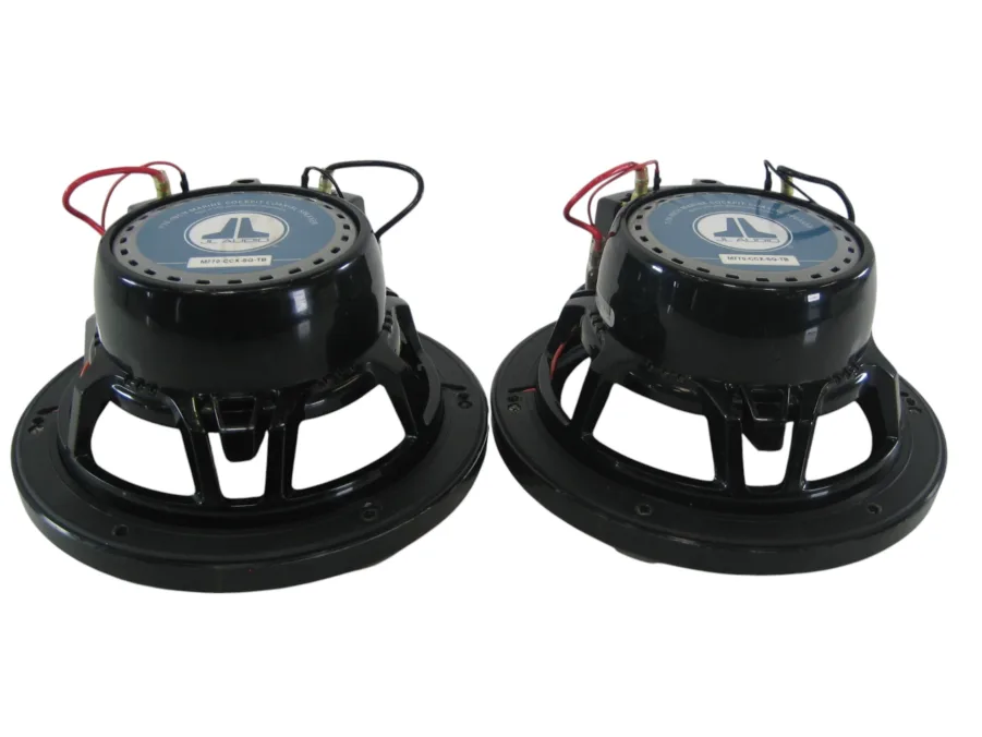 JL Audio M770-CCX-SG-TB 7.7'' Marine Speakers (Black w/ Titanium "Sport" grilles) 90-Day Warranty - Image 5
