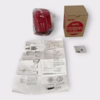 Amseco SL-5 Powerful Strobe Light Red Lens 12-24VDC 250mA 4" x 3.5" *NEW*