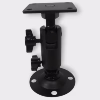 Articulating 2 Part Removeable Mount For Small GPS, Cell Phone etc - Black -