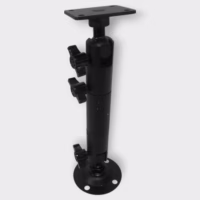 Articulating 8"  2 Part Removeable Mount For Small GPS, Cell Phone etc - Black -