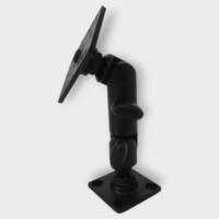 Articulating 360 Degree 6"  2 Part Removeable Mount For Small GPS, Cell Phone etc - Black -