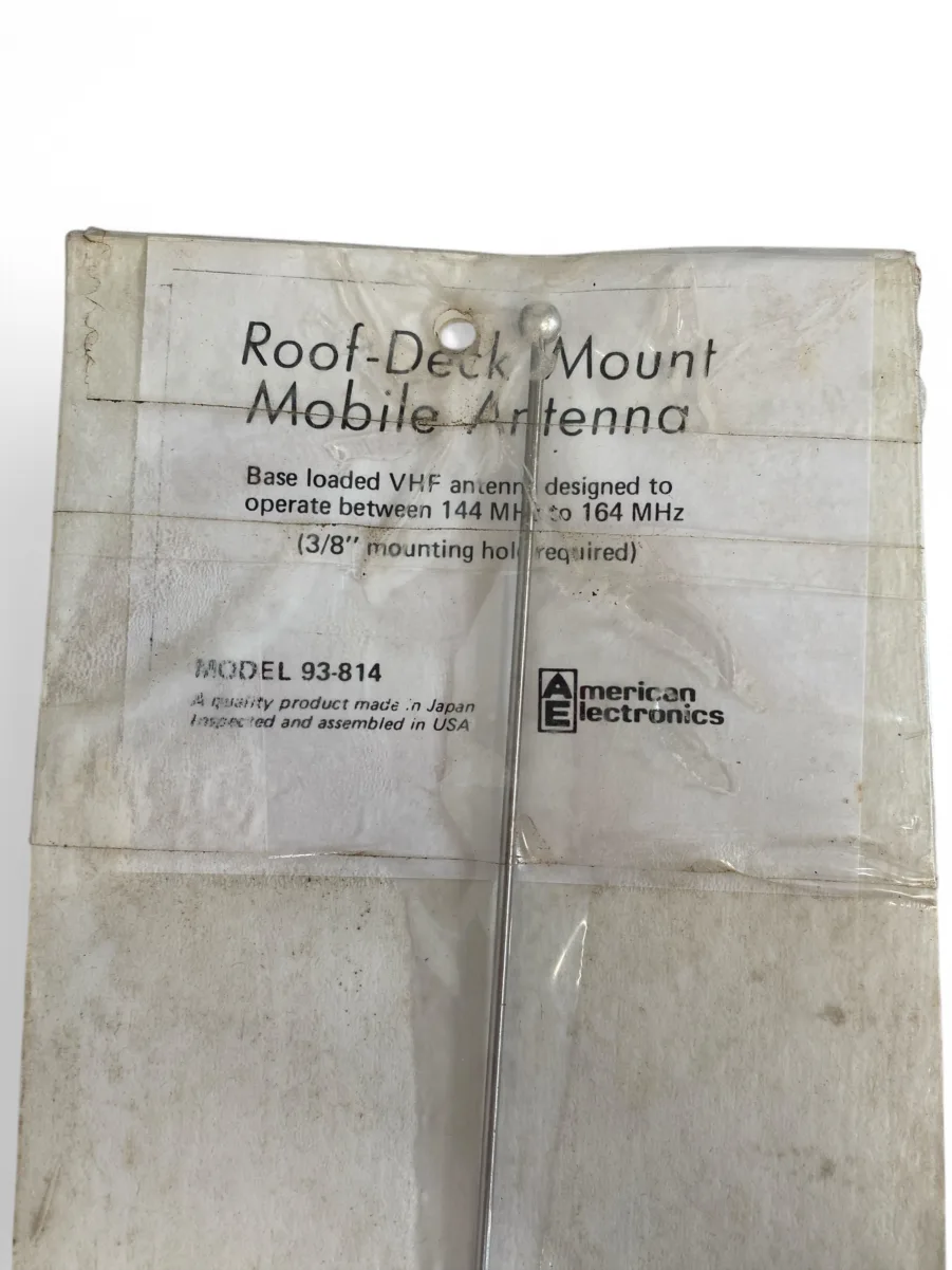 American Electronics 93-814 Roof-Deck Mount 56" VHF Mobile Antenna **New** - Image 2