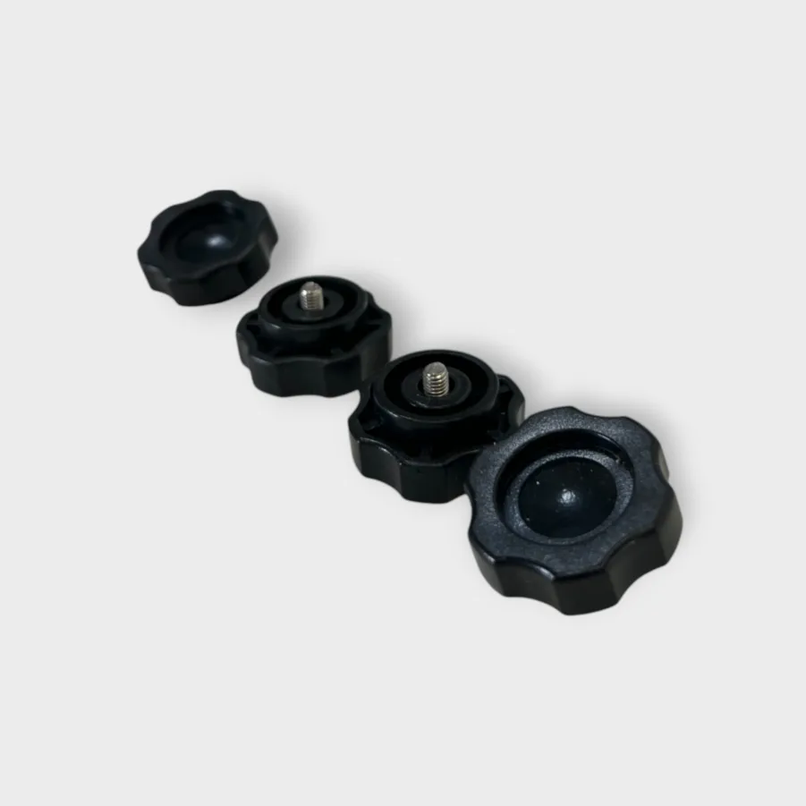 Icom Mounting Bracket & 4 Knobs for IC-M125 IC-M126 IC-M127 - White - Fair Cond - Image 5