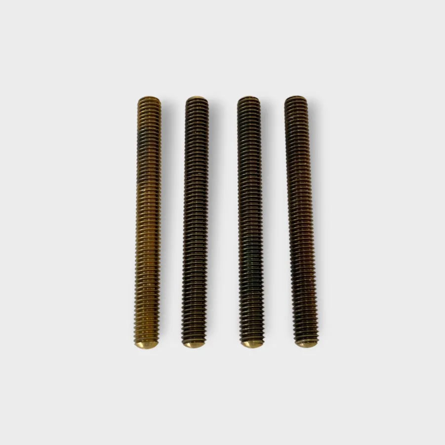 Transducer Hardware QTY4 Lot of 4 5/16"-20 x 3" Bronze Studs 8x Washers 8X Nuts - Image 3