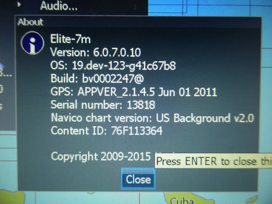 Lowrance Elite-7M ChartPlotter With Internal GPS (Tested Good) W/Power Cable - Image 6