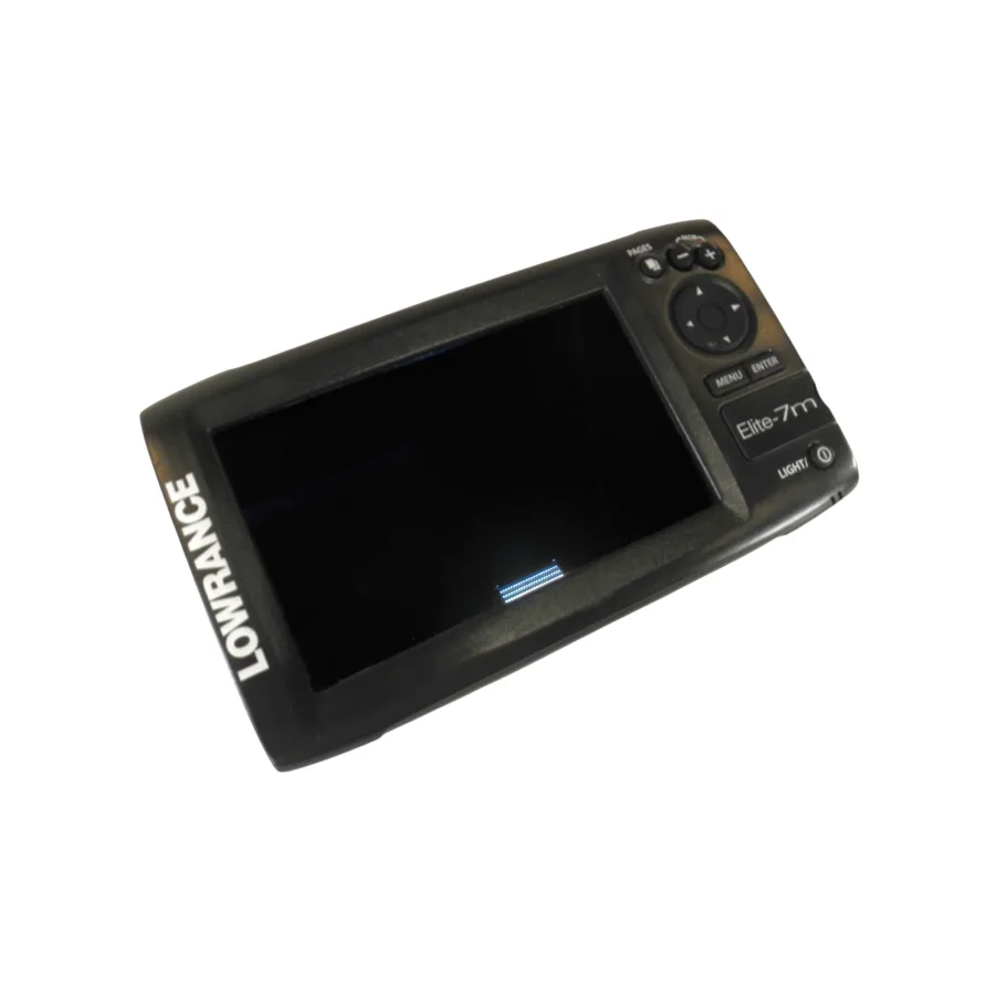 Lowrance Elite-7M ChartPlotter With Internal GPS (Tested Good) W/Power Cable - Image 7