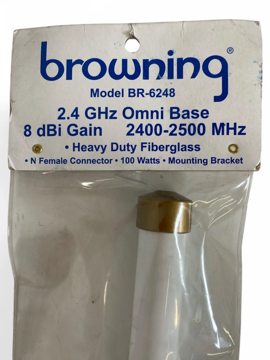 Browning BR-6248 24" Cellular/Wi-Fi Fiberglass Base Antenna - 2.4 GHz **New** - Image 2