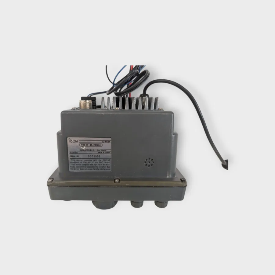 Icom IC-M504 Marine DSC VHF Transceiver With Rear Connected HM-126RG Mic - Image 7