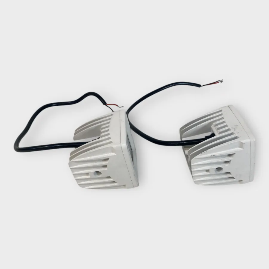 Marine Boat White LED Flood Light Pod Cube White Housing 12 Volt *QTY 2* - Image 4