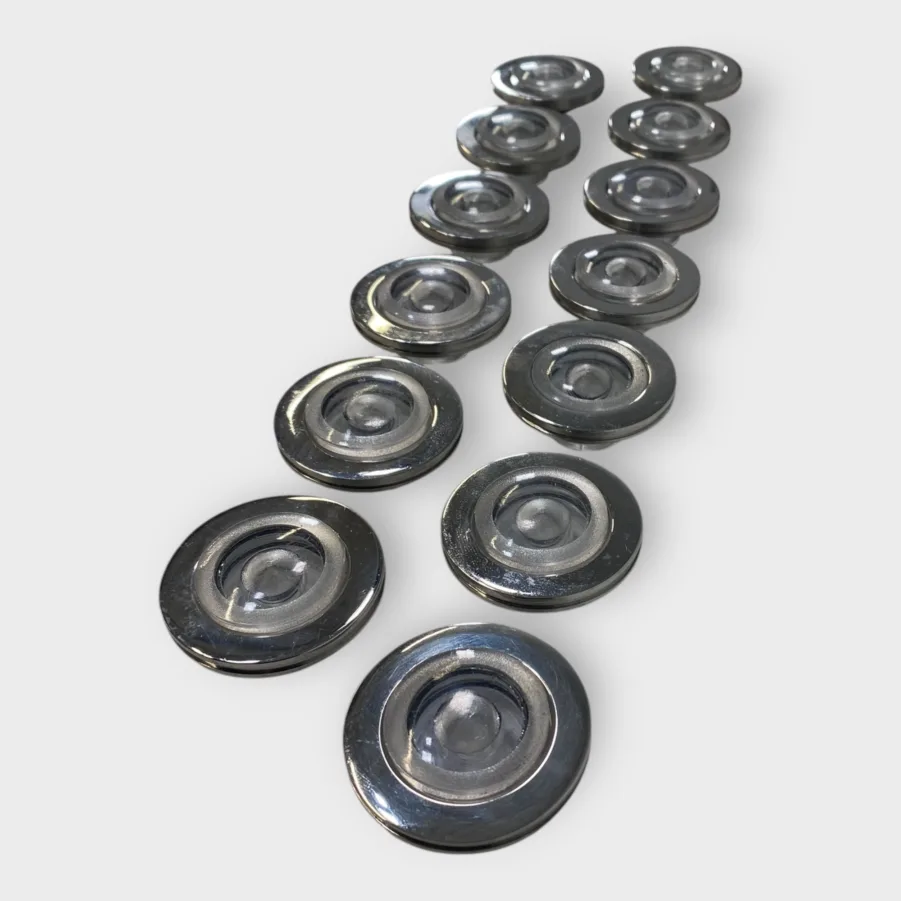 Cantalupi Lighting LEDA/L 26mm Recessed Courtesy Light Stainless Steel Cover QTY 13 - Image 4