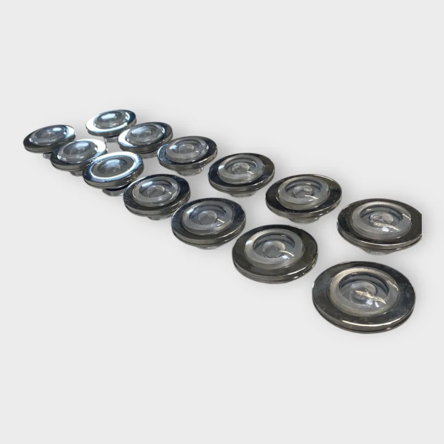 Cantalupi Lighting LEDA/L 26mm Recessed Courtesy Light Stainless Steel Cover QTY 13 - Image 6