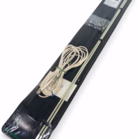 Shakespeare 464-1 4ft Double Trucker Mirror Mount CB Antennas **New**