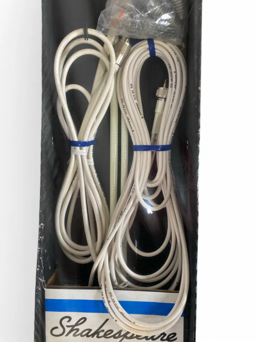 Shakespeare 4038 76" Thunder Twins Co-Phased Bumper Mount CB Antennas **New** - Image 3