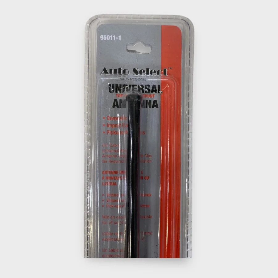 Auto Select 95011-1 AM/FM Universal Rubber Antenna Top Or Side Mount 54" Cable *NEW* - Image 2