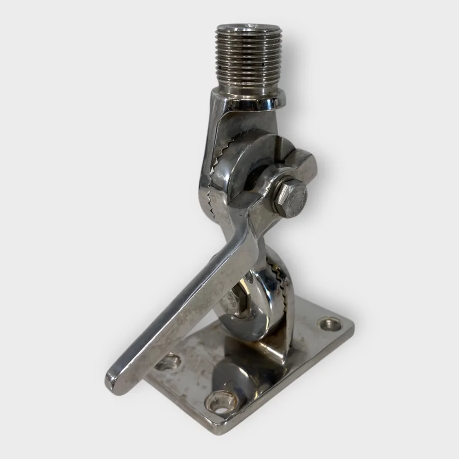 D. Lilly 101HD Stainless Steel Antenna Ratchet Mount Threaded Quick-Action Handle - Image 2