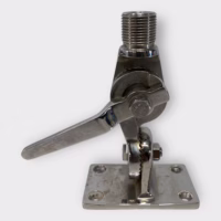 D. Lilly 101HD Stainless Steel Antenna Ratchet Mount Threaded Quick-Action Handle