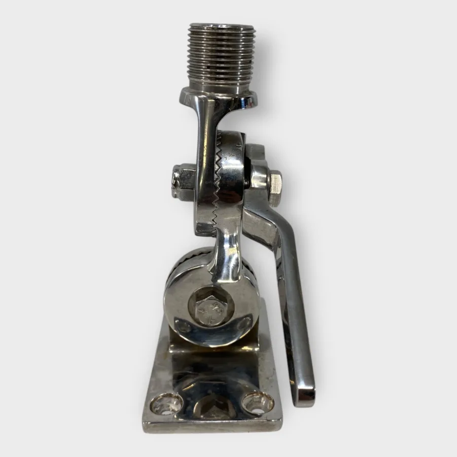 D. Lilly 101HD Stainless Steel Antenna Ratchet Mount Threaded Quick-Action Handle - Image 4