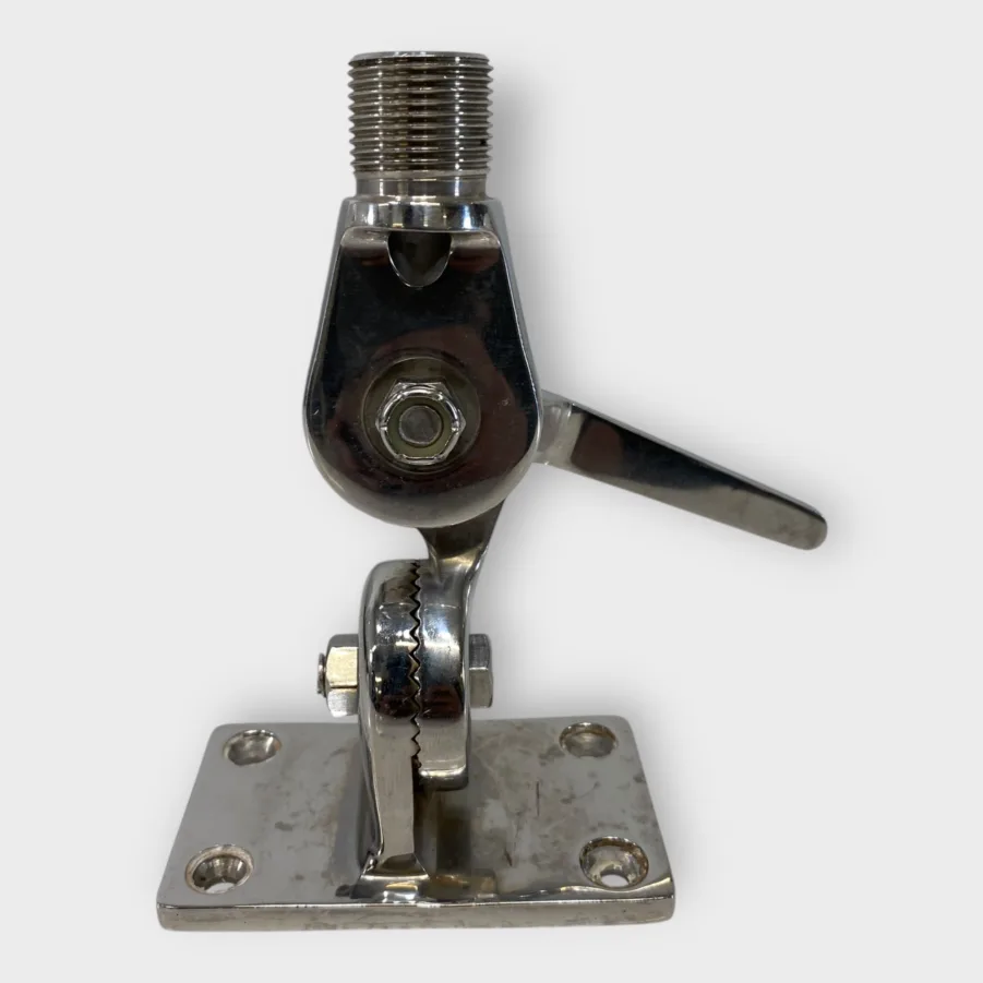 D. Lilly 101HD Stainless Steel Antenna Ratchet Mount Threaded Quick-Action Handle - Image 5