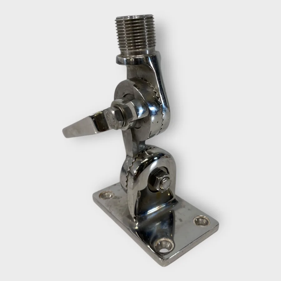 D. Lilly 101HD Stainless Steel Antenna Ratchet Mount Threaded Quick-Action Handle - Image 6