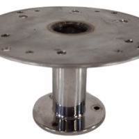 D.Lilly 4.5" Polished Stainless Steel Vertical Riser Mount - Great Condition - Free Shipping!
