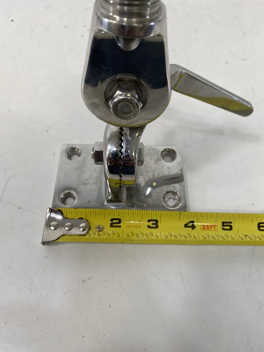 D. Lilly 101HD Stainless Steel Antenna Ratchet Mount Threaded Quick-Action Handle - Image 8