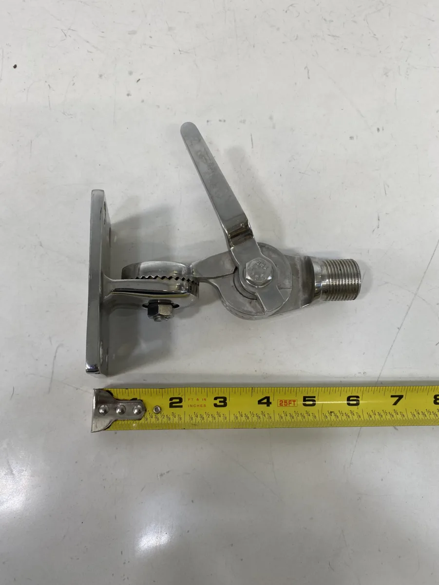 D. Lilly 101HD Stainless Steel Antenna Ratchet Mount Threaded Quick-Action Handle - Image 10