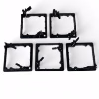 Arlington LV2 Double Gang Low Voltage Mounting Plate - Black **Lot of 5**