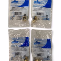 Leviton 40830-BIE Snap-In Quickport Gold RCA Speaker Jack - Ivory **Lot of 4**