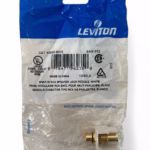 Leviton 40830-BWE Snap-In Quickport Gold RCA Speaker Jack - White **Lot of 4** - Image 3