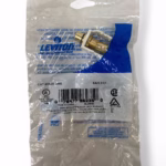 Leviton 40830-BWE Snap-In Quickport Gold RCA Speaker Jack - White **Lot of 3** - Image 3