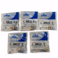 Leviton 40830-BWE Snap-In Quickport Gold RCA Speaker Jack - White **Lot of 5**