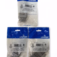 Leviton 41644-GY Quickport Decora 4-Port Insert - Gray **Lot of 3**